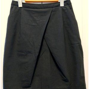 ARITZIA Talula Babaton Black Wool Skirt